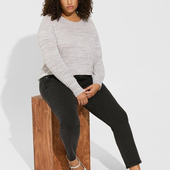 Torrid drop shoulder sweatshirt - Picture 2 of 3